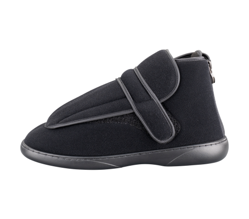 MultiMotion Verbandschoenen hoog - Zwart (achterzijde met zicht op de rits)