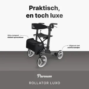 Parvum Rollator Luxo Medium Antraciet - 100710300