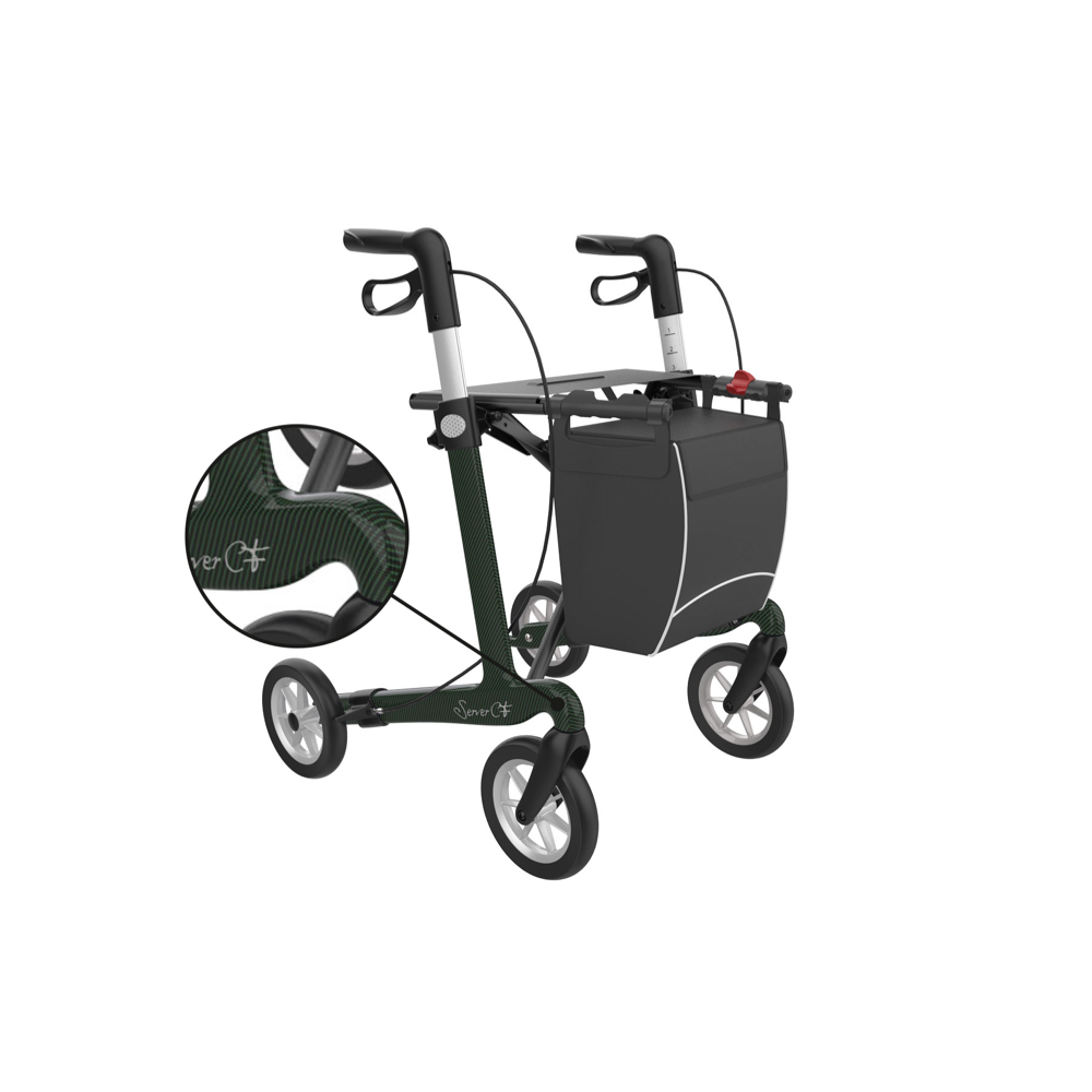 Rollator Rehasense Server CF Carbon - Afbeelding 2