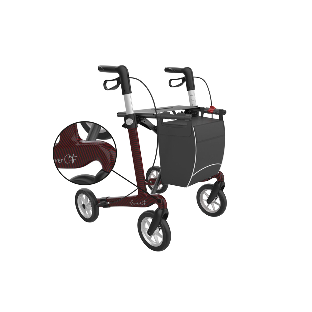 Rollator Rehasense Server CF Carbon - Afbeelding 4