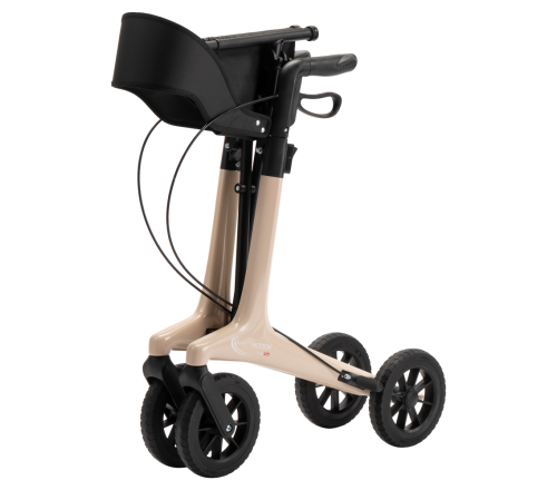 MultiMotion Carbon rollator - Beige - L (ingeklapt)