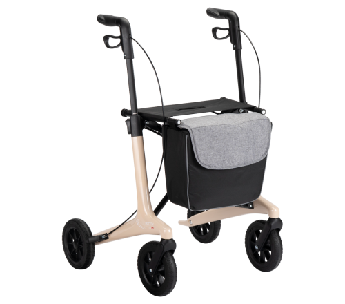 MultiMotion Carbon rollator - Beige - M (zonder rugband)