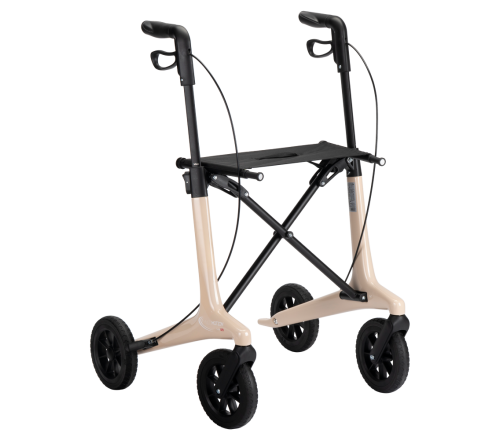 MultiMotion Carbon rollator - Beige - M (zonder tas en rugband)