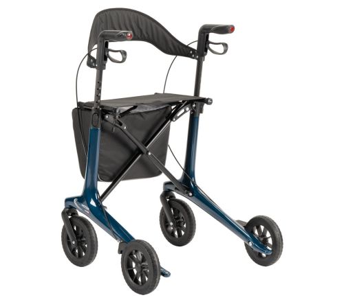 MultiMotion Carbon rollator blauw - achterzijde