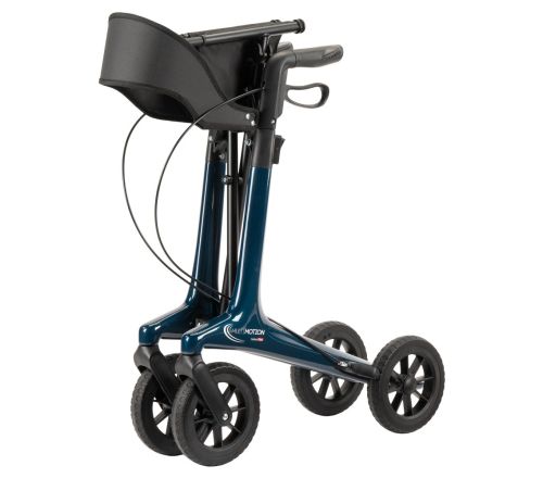 MultiMotion Carbon rollator blauw - ingeklapt