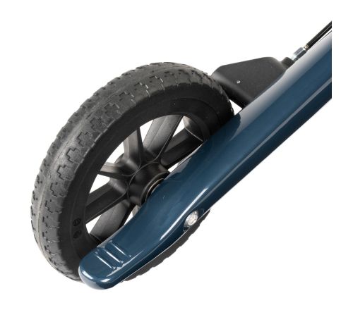 MultiMotion Carbon rollator blauw - ingezoomd op stoephulp
