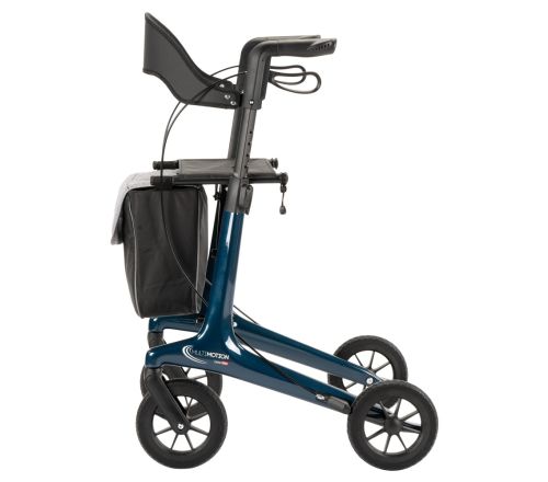 MultiMotion Carbon rollator blauw - zijkant