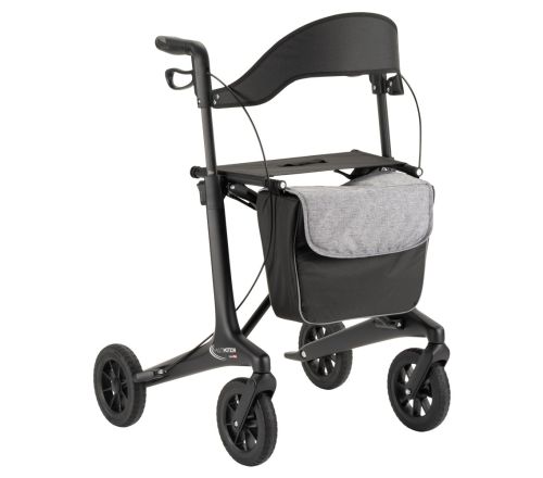 MultiMotion Carbon rollator zwart - voorzijde