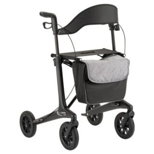 MultiMotion Carbon rollator zwart - voorzijde