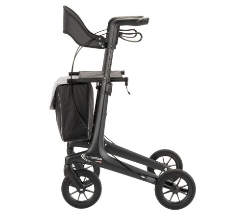 MultiMotion Carbon rollator zwart - zijkant