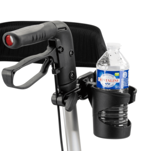 MultiMotion bekerhouder – Voor Cruiser rollator (gemonteerd aan rollator met een flesje water in de houder)