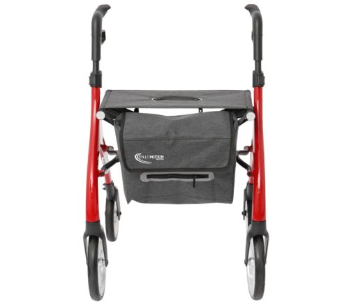 MultiMotion Curve rollator - Rood (voorkant)