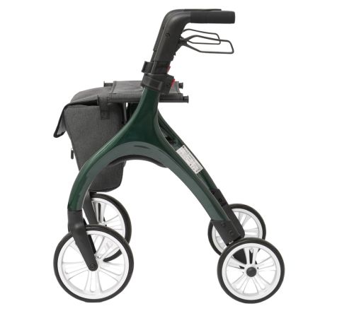 MultiMotion Curve rollator - Groen (zijkant)