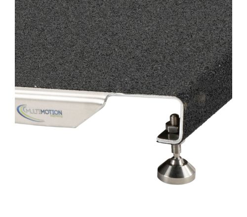 MultiMotion in hoogte verstelbare drempelplaat - 61 x 91 cm (ingezoomd op een stelpootje)