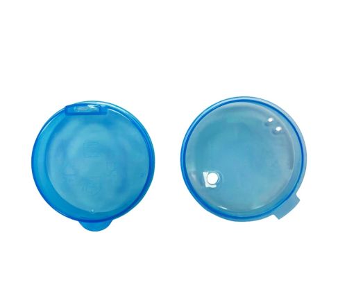 MultiMotion Drinkbeker met 2 handvatten (de 2 deksels vanaf boven gezien)