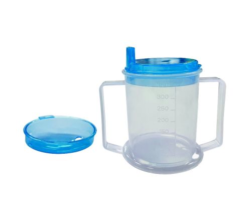 MultiMotion Drinkbeker met 2 handvatten (met de tuitdeksel)