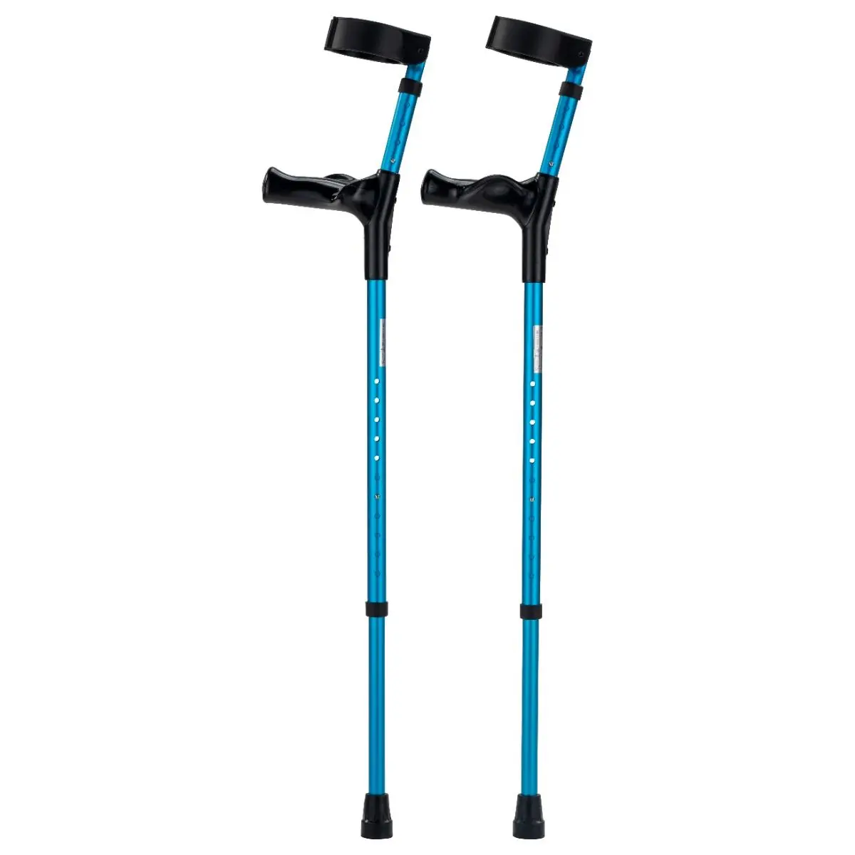 Elleboogkrukken anatomisch - Blauw