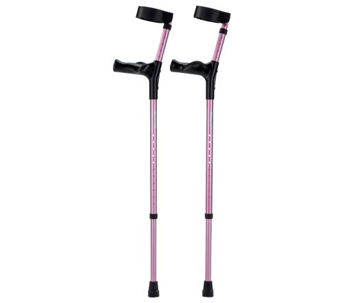 MultiMotion anatomische elleboogkrukken - Roze