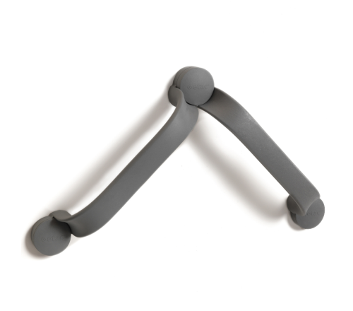 Etac Flex wandbeugel 60 cm - Grijs (in driehoek vorm geplaatst)