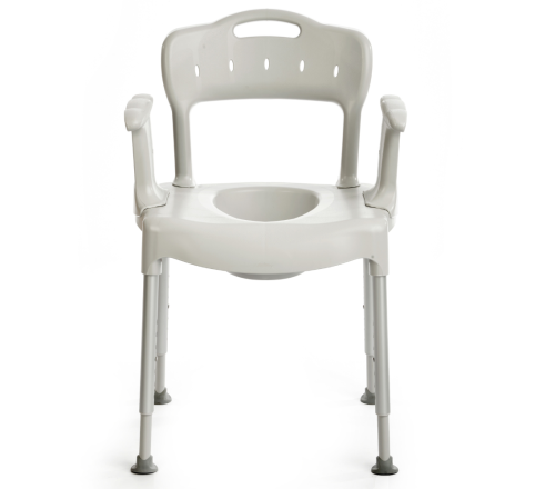 Etac Swift Commode douche-/toiletstoel (voorkant zonder bekleding en deksel)