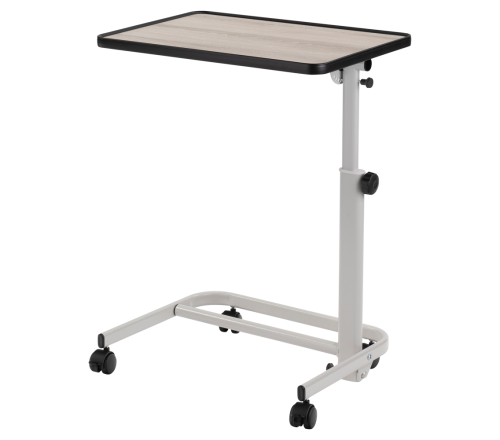 Herdegen opvouwbare bedtafel - Grijs met het tafelblad helemaal recht