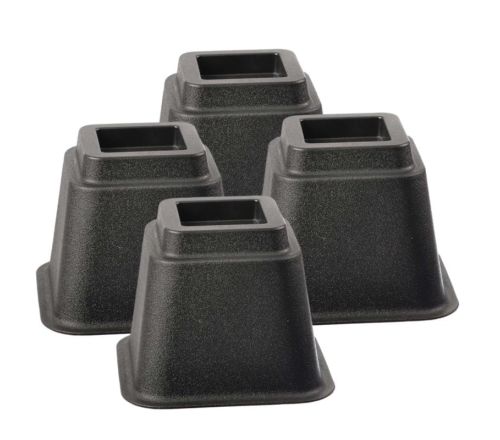 MultiMotion bedverhogers 13 cm - Zwart (set van 4 stuks)