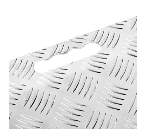 MultiMotion drempelhulp aluminium - 0 t/m 3 cm (ingezoomd op het handvat)