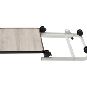 Herdegen opvouwbare bedtafel - Grijs (compleet opgevouwen)