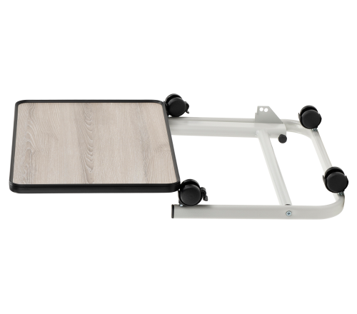 Herdegen opvouwbare bedtafel - Grijs (compleet opgevouwen)