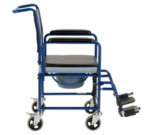 MultiMotion Toiletstoel met wielen (zijkant)