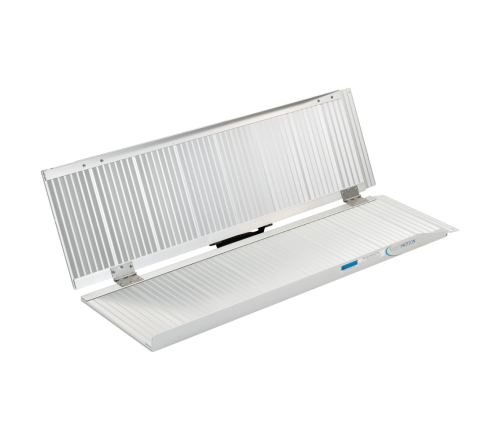 MultiMotion opvouwbare oprijplaat aluminium - 152 cm (half open gevouwen)