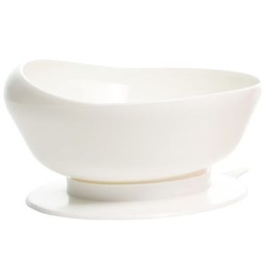 Eetkom met zuignap - Wit