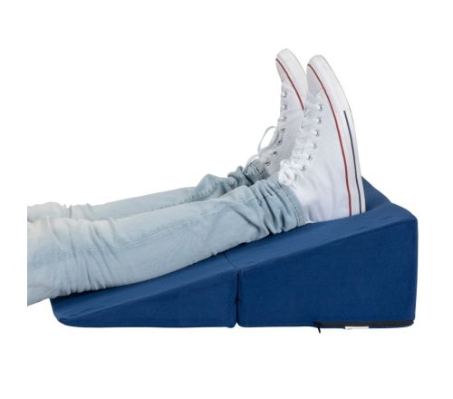 MultiMotion Driehoekig kussen opvouwbaar (Benen rusten op het uitgevouwen kussen)