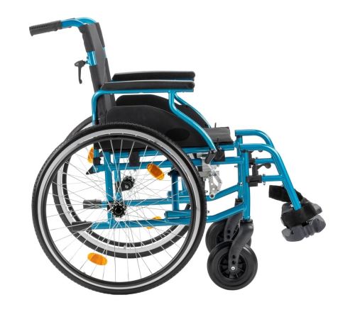 MultiMotion M7 lichtgewicht aluminium rolstoel 45 cm zitbreedte - zijkant