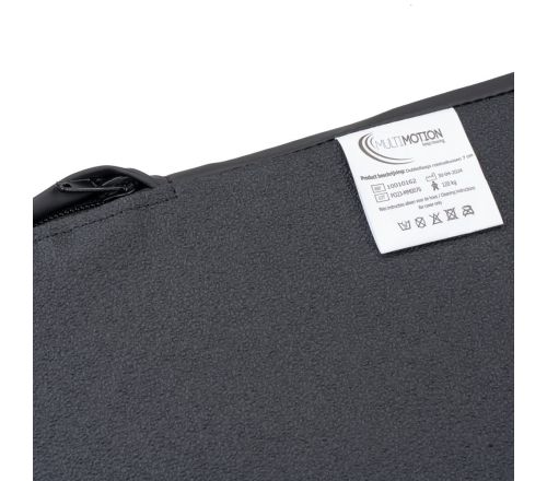 MultiMotion Dubbellaags rolstoelkussen (ingezoomd op het label)