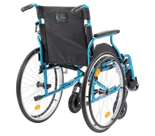 MultiMotion M7 lichtgewicht aluminium rolstoel 50 cm zitbreedte - achterzijde