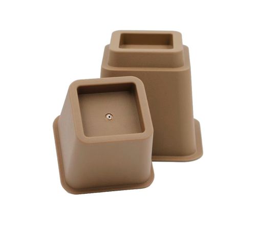 MultiMotion bedverhogers 21 cm - Bruin (de 8 cm en 13 cm los van elkaar)