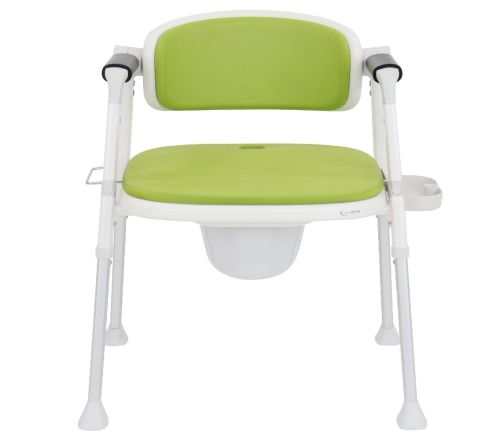 MultiMotion Commode Douche-/Toiletstoel Groen - voorkant