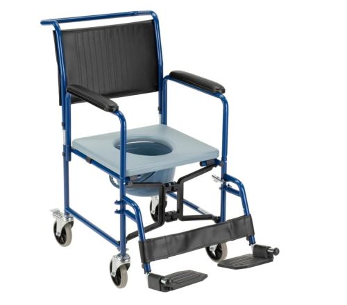 MultiMotion Toiletstoel met wielen (zonder dichte zitplaat)