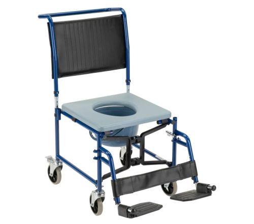 MultiMotion Toiletstoel met wielen (zonder armsteunen)