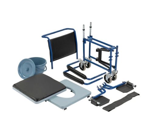 MultiMotion Toiletstoel met wielen (volledig gedemonteerd)