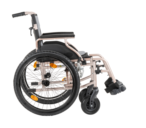 MultiMotion M10 rolstoel - Champagne - 45 cm zitbreedte (zijkant)