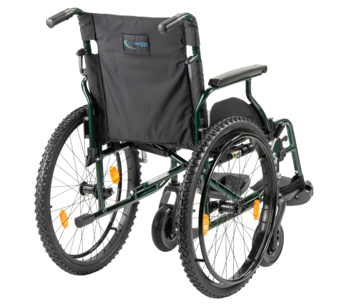 MultiMotion M10 rolstoel - Groen - 50 cm zitbreedte (achterzijde)
