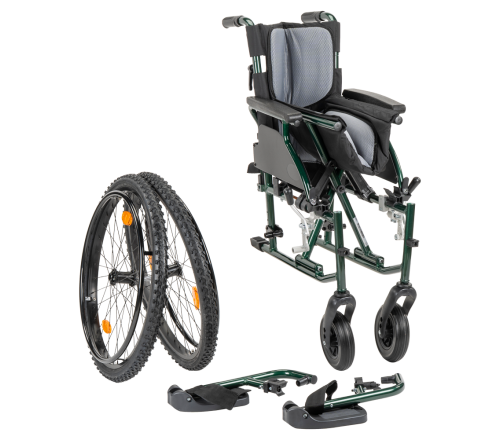 MultiMotion M10 rolstoel - Groen - 50 cm zitbreedte (losse onderdelen)