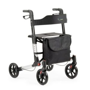 Multimotion Double rollator zilver voorzijde