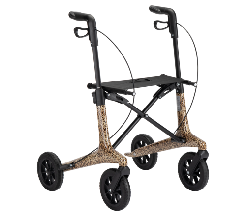 MultiMotion Carbon rollator - Panter print - M (zonder tas en rugband)