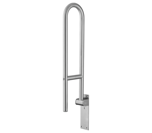 MultiMotion toiletbeugel opklapbaar RVS - 76 cm (opgeklapt)