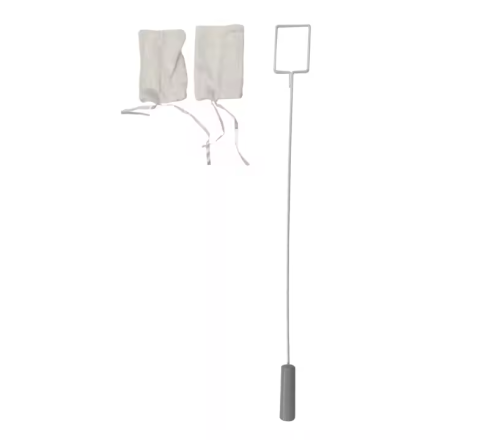 MultiMotion Teenwasser op steel met de 2 doekjes er naast