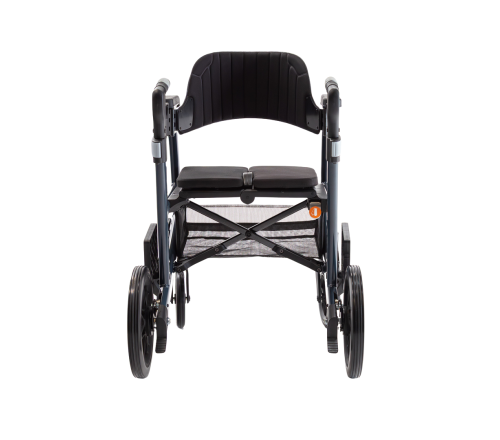 Triumph Prestige 2-in-1 rolstoel/rollator - Midnight blue (voetsteunen)