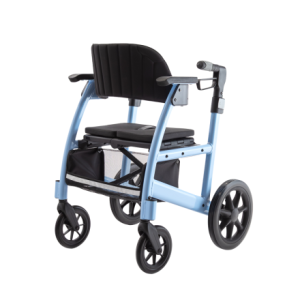 Triumph Prestige 2-in-1 rolstoel/rollator - sky blue (als rollator